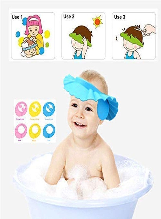 Crownish Adjustable Baby Shower Cap (Prevents soap and Water from Entering Your Babies Eyes, While You Shampoo Their Hair) - Image 1
