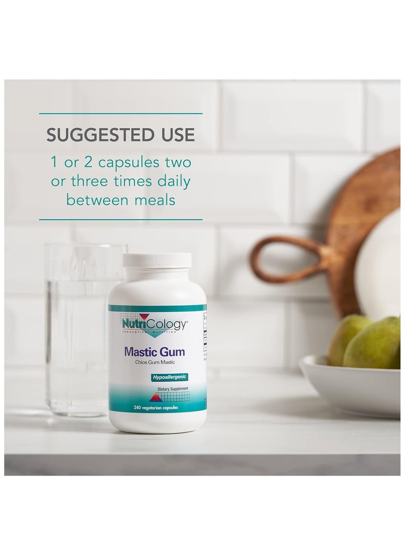 Nutricology - Mastic Gum 240 Vegetarian Capsules - Image 1