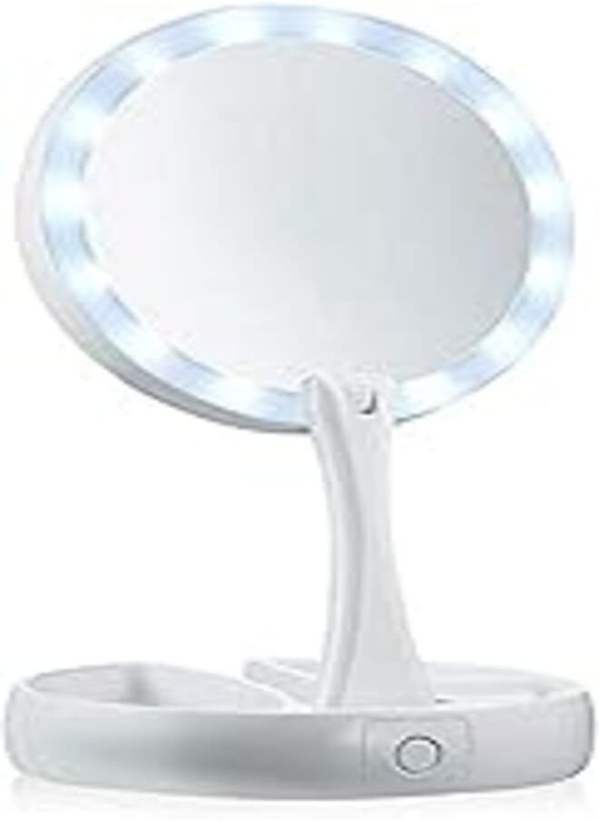 OR My Fold Away Makeup Mirror with LED Lights 