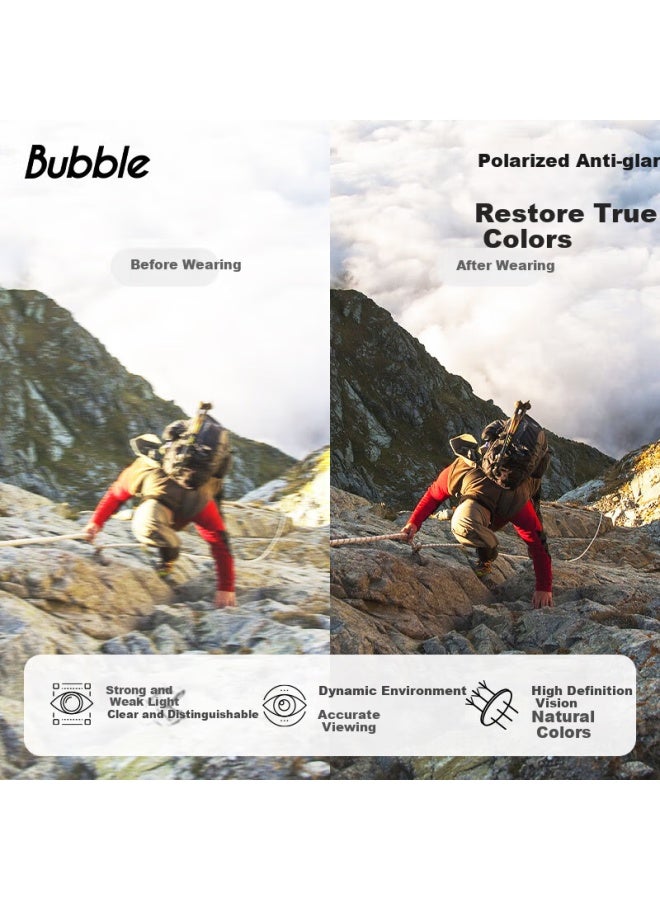 بابل Bubble Sports نظارات واقية مستقطبة مضادة للوهج لحماية العين Antelope Andes - Image 5