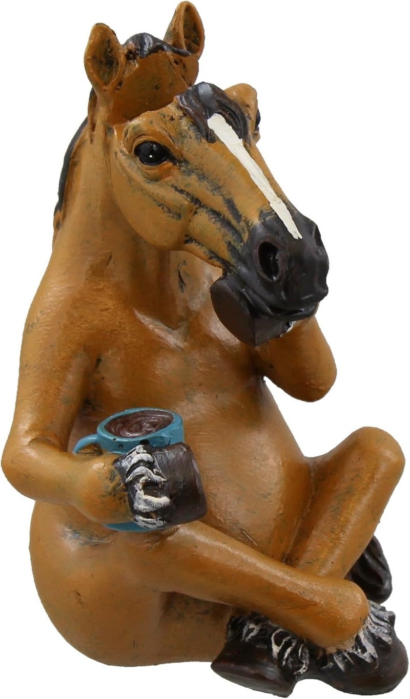 DeLeon Collections Whimsical Sitting Horse Eyeglasses Holder Stand - Fun Glasses Keeper - Image 2