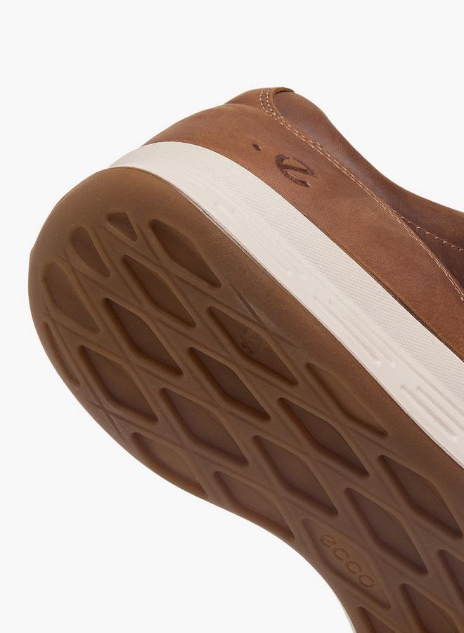 ECCO Men Leather Lace-Up Ankle Sneakers - Image 5