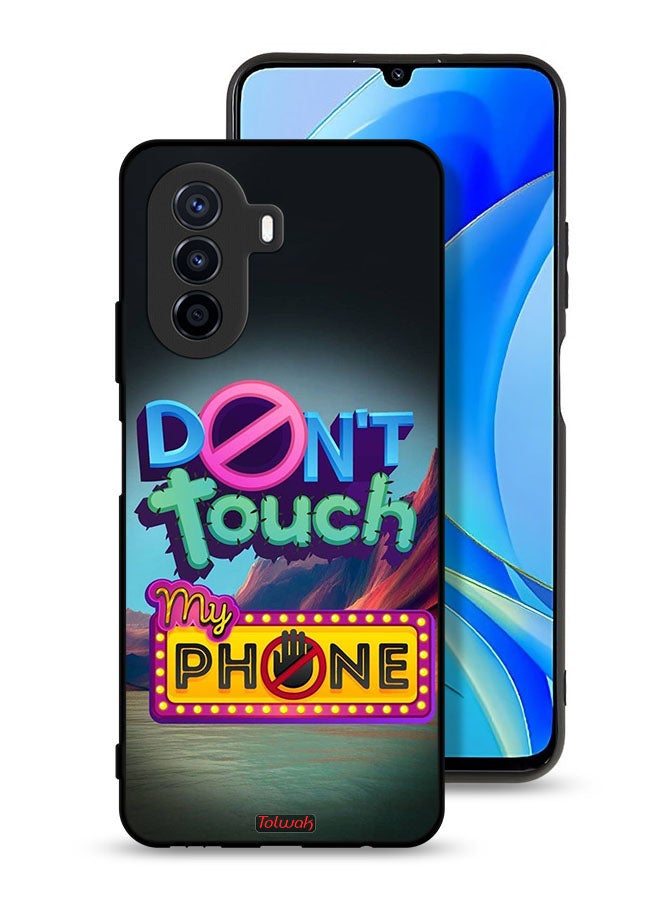 Tolwak غطاء حماية لهاتف هواوي نوفا Y70 لا تلمس هاتفي - Image 1