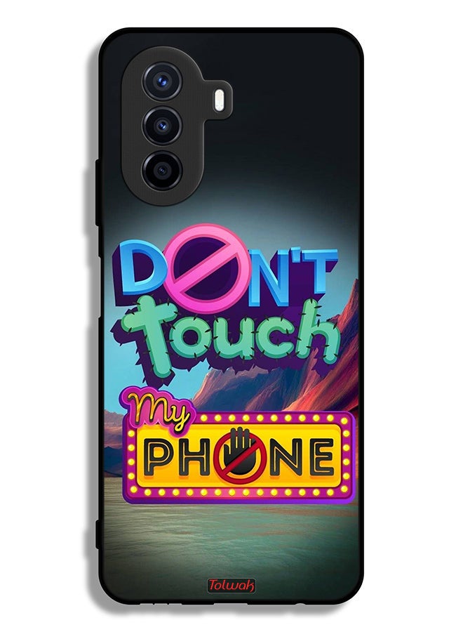 Tolwak غطاء حماية لهاتف هواوي نوفا Y70 لا تلمس هاتفي - Image 2