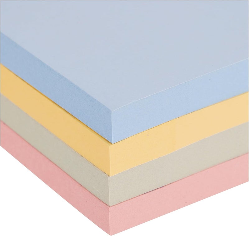 FIS FSPO334CP400 Sticky Note Pads, 4 Assorted Pastel Colors, 400 Sheets, 3-inch x 3-inch Size - Image 4
