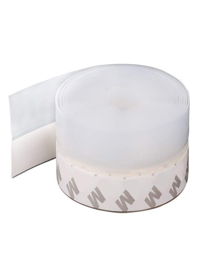Grofilo Silicone Seal Strip,8M/45MM Door Strip Bottom for Doors Silicone Sealing Sticker Adhesive for Doors and Windows Gaps of Anti-Collision Silicone (45MM, Transparent) - Image 2