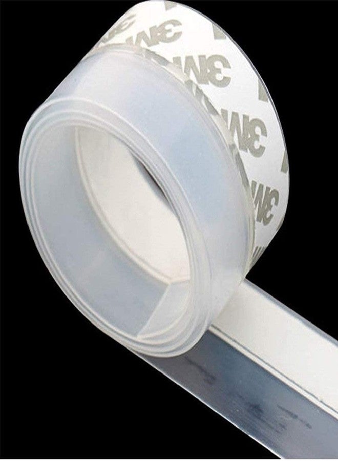 Grofilo Silicone Seal Strip,8M/45MM Door Strip Bottom for Doors Silicone Sealing Sticker Adhesive for Doors and Windows Gaps of Anti-Collision Silicone (45MM, Transparent) - Image 4