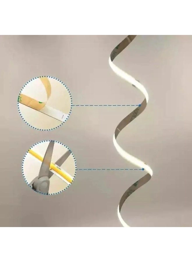 NERFA LED Flexible Light Strip 10M with 200W 24V Power Supply, Cool White 6500K - Image 4