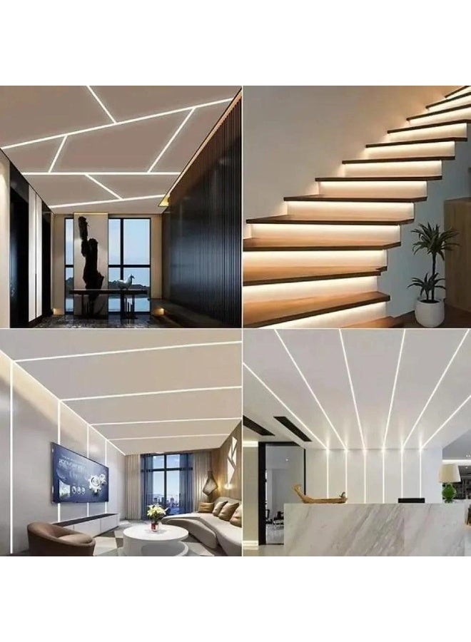 NERFA LED Flexible Light Strip 10M with 200W 24V Power Supply, Cool White 6500K - Image 5