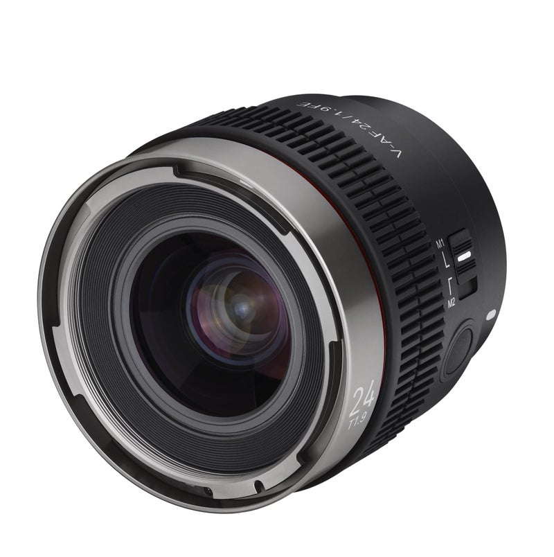 Samyang V-AF 24mm T1.9 FE Lens for Sony E (Black) - Image 1