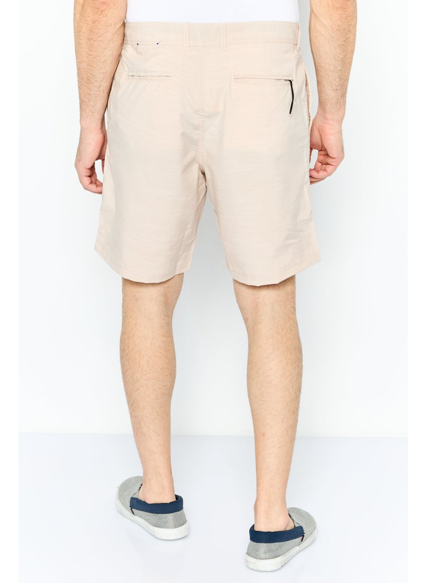 Tailorbyrd Men Performance Fit Outdoor Short, Heather Beige  - Image 3