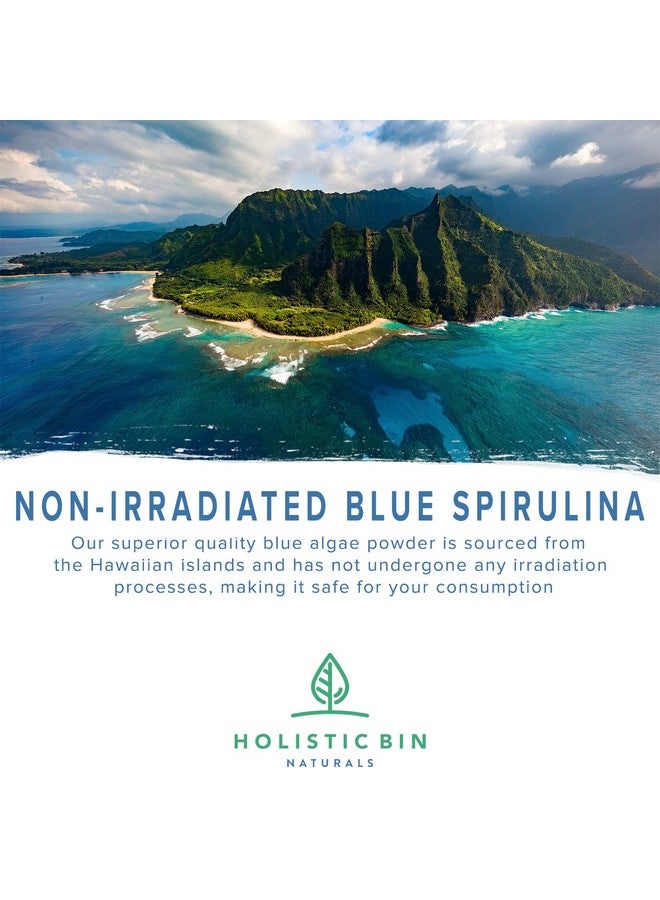 HOLISTIC BIN Blue Spirulina Powder - Organic Blue-Green Algae Supplement, Rich Source of Vegan Protein, Vitamins, & Phytonutrients, Ideal for Smoothies, Baked Goods, & Natural Food Coloring - 50 Grams - Image 4