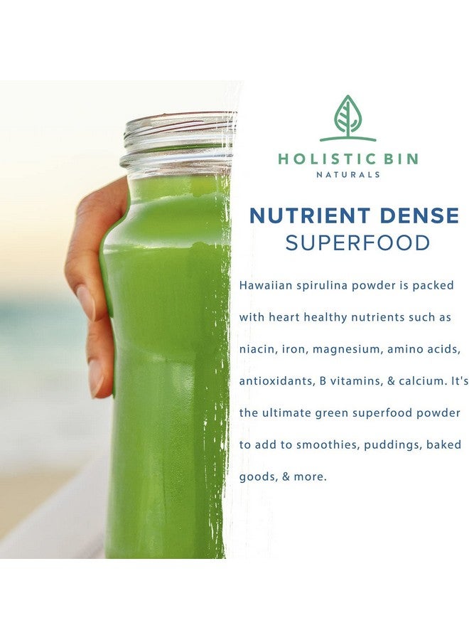 HOLISTIC BIN Blue Spirulina Powder - Organic Blue-Green Algae Supplement, Rich Source of Vegan Protein, Vitamins, & Phytonutrients, Ideal for Smoothies, Baked Goods, & Natural Food Coloring - 50 Grams - Image 3