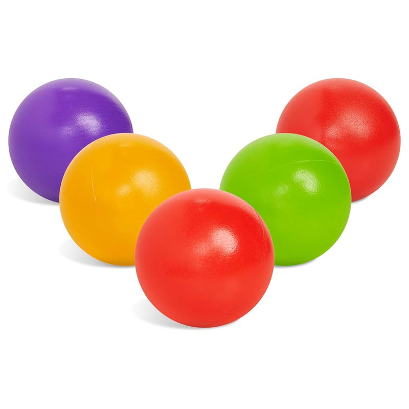 Botabee Set of 5 MultiColored Replacement Balls for Ball Popper Toys in Assorted Colors Vibrant and Durable Plastic