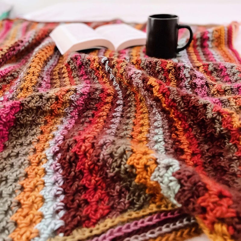 Lion Brand Yarn Landscapes Yarn, Multicolor Yarn for Knitting, Crocheting, 1-Pack, Blue Lagoon - Image 5