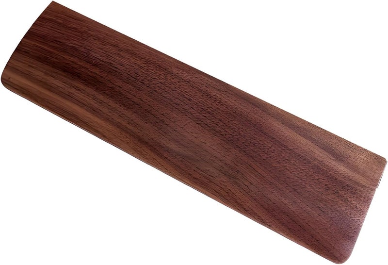 Wrist Rest Wooden Keyboard, Support Comfortable Wrist, Design and Stylish, Walnut Black Wooden Wrist Rest, Keyboards 60% for in 11.8 - Image 1