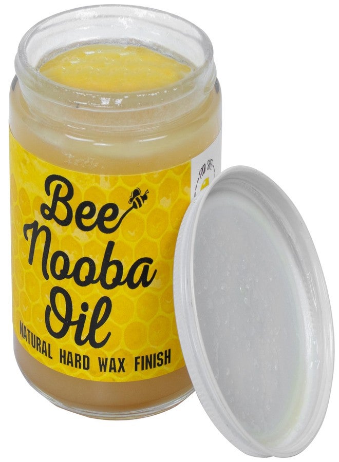 Bumblechutes Bee'Nooba Wood Oil Finish Natural Topcoat Beeswax for Wood, Hydrate Seal Protect Furniture, Antiques, Metal, Concrete, Food-Safe Water-Resistant Paste Finishing Wax - 4 oz - Image 1