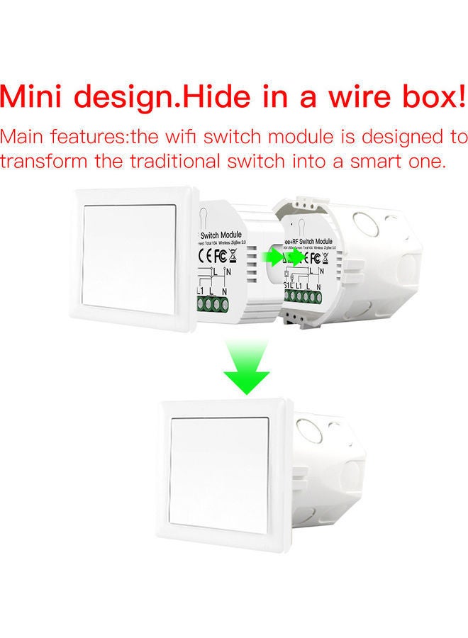 NIBEMINENT Automatic Switch Module White  - Image 2
