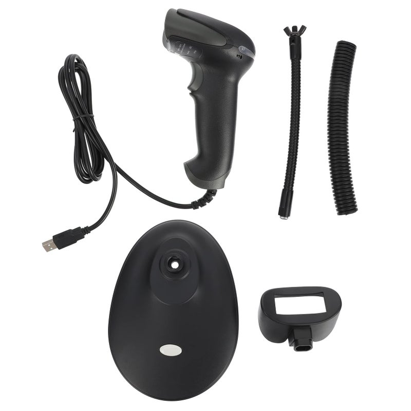 USB Barcode Scanner Stand Wired Fast Accurate Code Reader for Supermarket Warehouse Convenience Store - Image 2