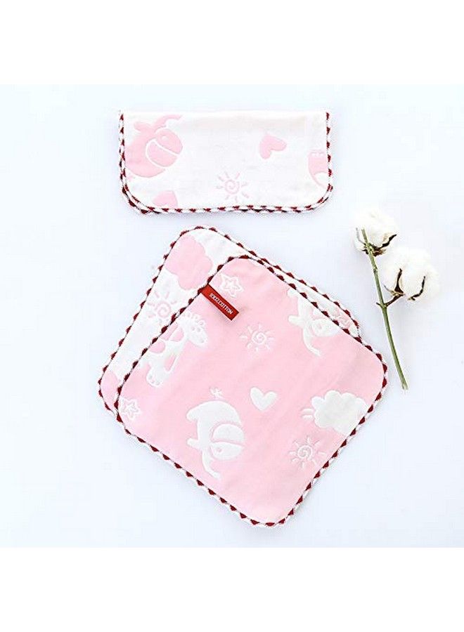 Uber World Baby Handkerchief 6 Layered Cotton Pack Of 6 - Image 5