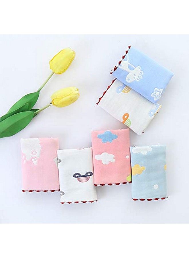 Uber World Baby Handkerchief 6 Layered Cotton Pack Of 6 - Image 2