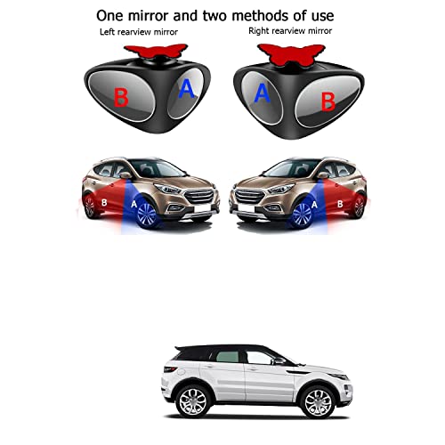 PRIKNIK New Blind Spot Mirrors Adjustable Car Mirror for Blind Side Door Mirrors Wide Angle Rear View Mirror Compatible with Cars - Image 3
