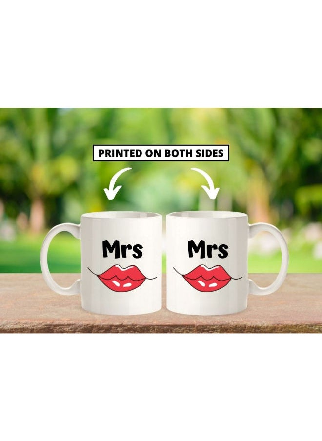 MEC Mr And Mr Set Of Two Mugs Coffee Mug Tea Cup Gift 11oz  - Image 2