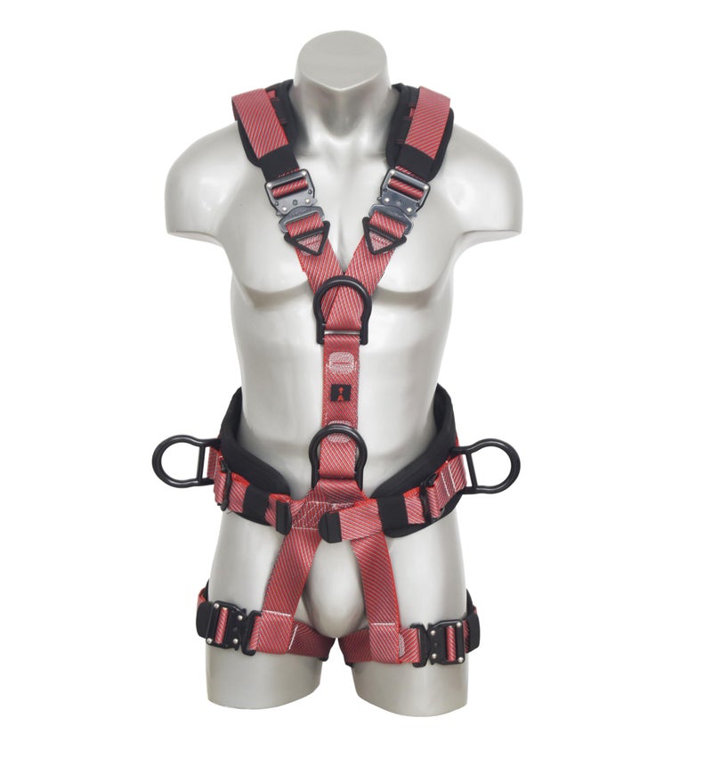 Karam Magna Premium Full Body Safety Harness for Fall Arrest & Rope Access | Adjustable Straps with D-Ring | Construction Harness & Climbing Harness | Fall Protection Gear | MAGNA3 - Image 2