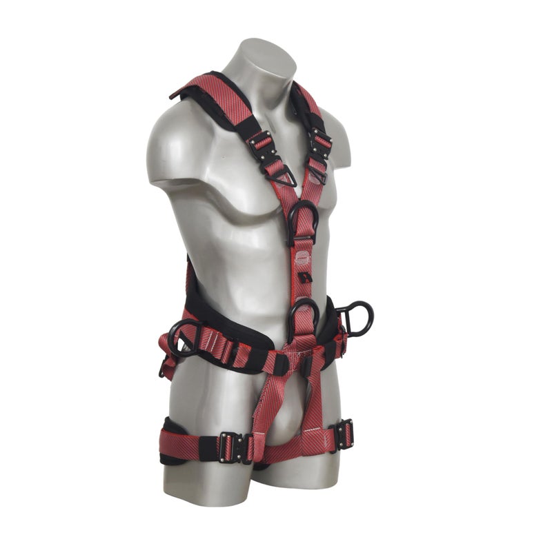 Karam Magna Premium Full Body Safety Harness for Fall Arrest & Rope Access | Adjustable Straps with D-Ring | Construction Harness & Climbing Harness | Fall Protection Gear | MAGNA3 - Image 3