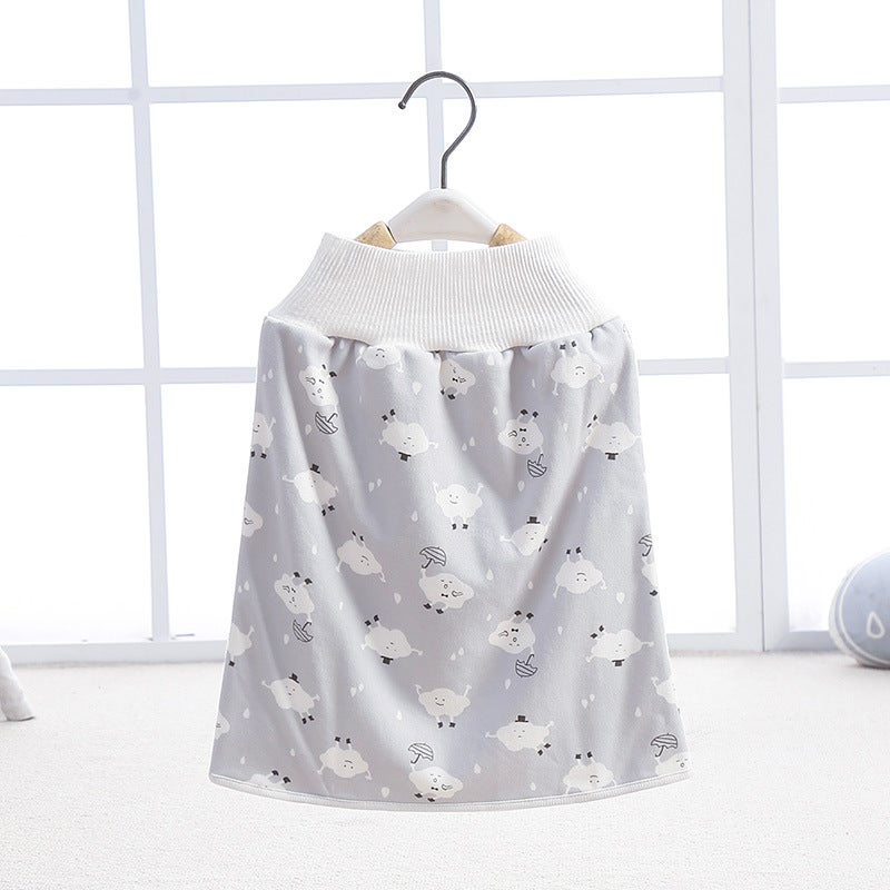Baby Waterproof Diaper Skirt, Potty Training Pants, Infant Pure Cotton Washable Kindergarten Diaper, Night Training Essential - Image 1