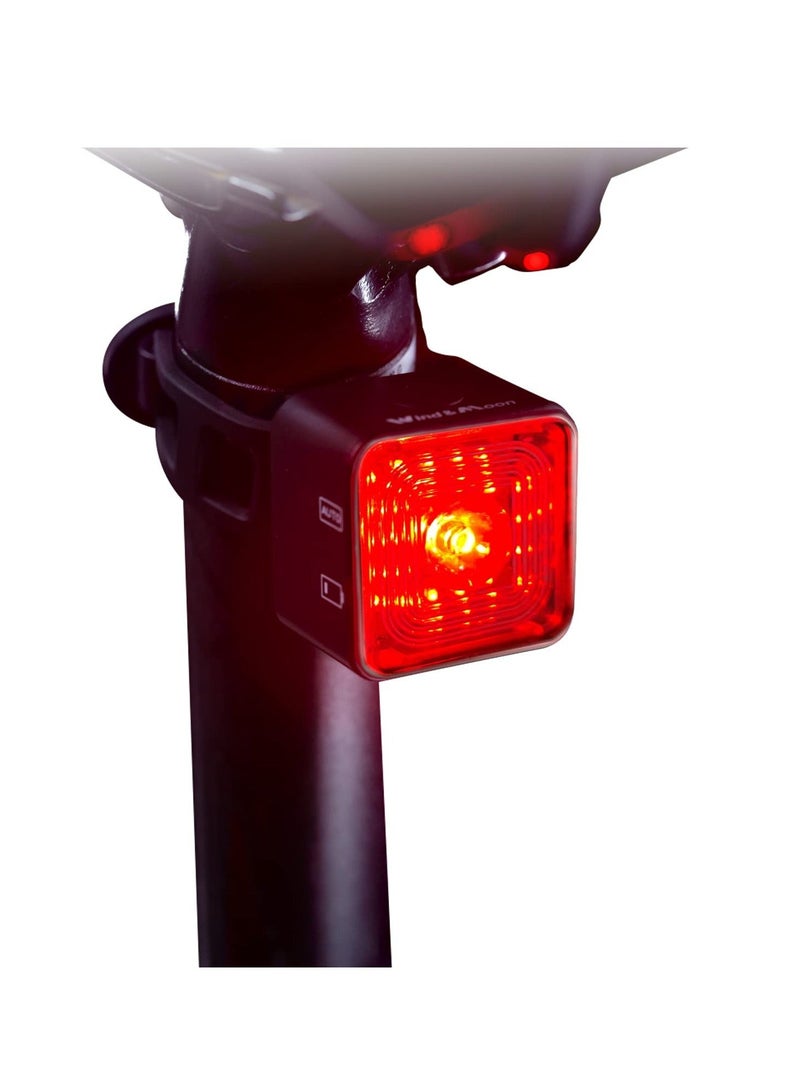 إسكدنيا Smart Bike Tail Light, Brake Sensing Rear Lights, USB Rechargeable Bike Light Kit, IP66 Waterproof u0026 Dustproof, 5 Light Modes, One-Piece Aluminum Alloy Bicycle Lights Front - Image 1
