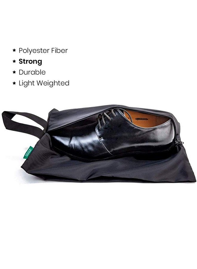 SoulGenie Deodorizing Travel Shoe Bag with Activated Carbon | Waterproof| Zip Lock Polyester (2 Small) - Image 5