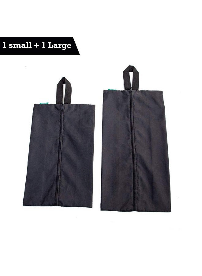 SoulGenie Deodorizing Travel Shoe Bag with Activated Carbon | Waterproof| Zip Lock Polyester (2 Small) - Image 4