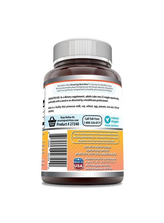 Amazing Nutrition Amazing Formulas Berberine with Bitter Melon & Banaba Extract Complex | 1250 Mg per Serving |120 Veggie Capsules | Non-GMO | Gluten-Free | Made in USA - Image 2