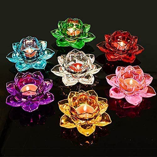 Snoogg SNOOGG® Pack of 2 Silicone Moulds of Tea Light Candle Holder in Lotus Shape for Epoxy Resin Art, DIY, Casting,Making Coaster, Home Decoration, Cup Mat and More ..  - Image 5