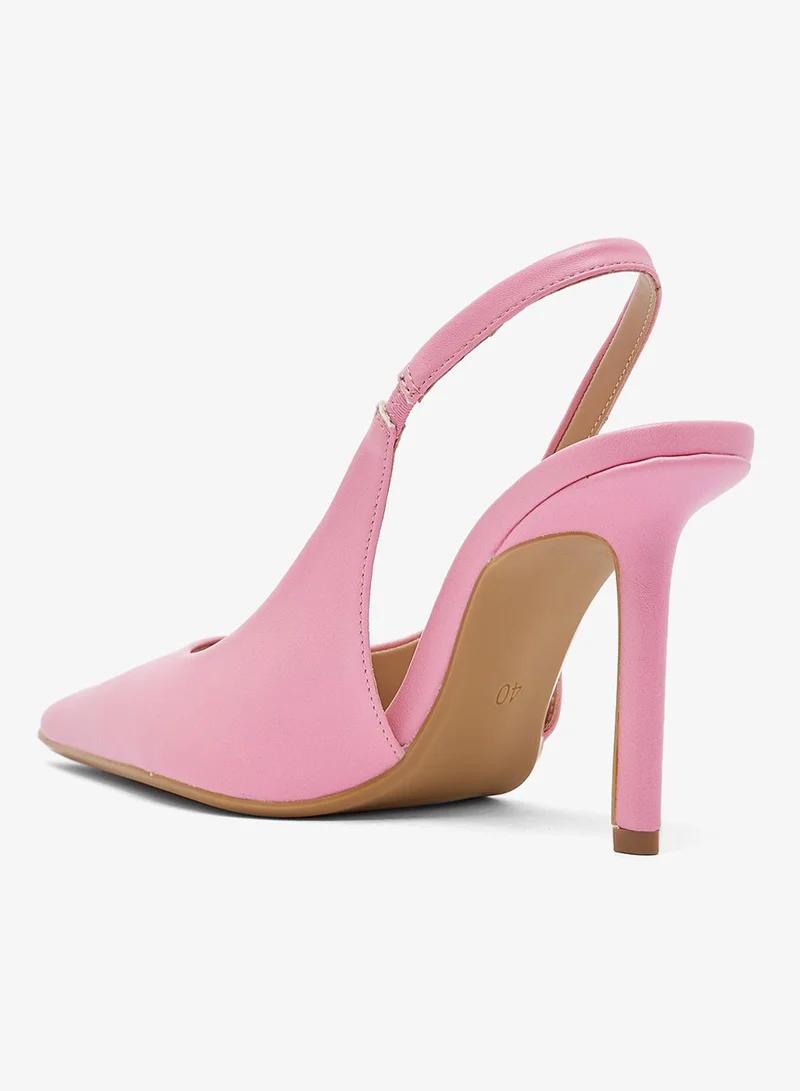 ELLA Pink High Heel Sling Back Pumps for Women | Best Price UAE