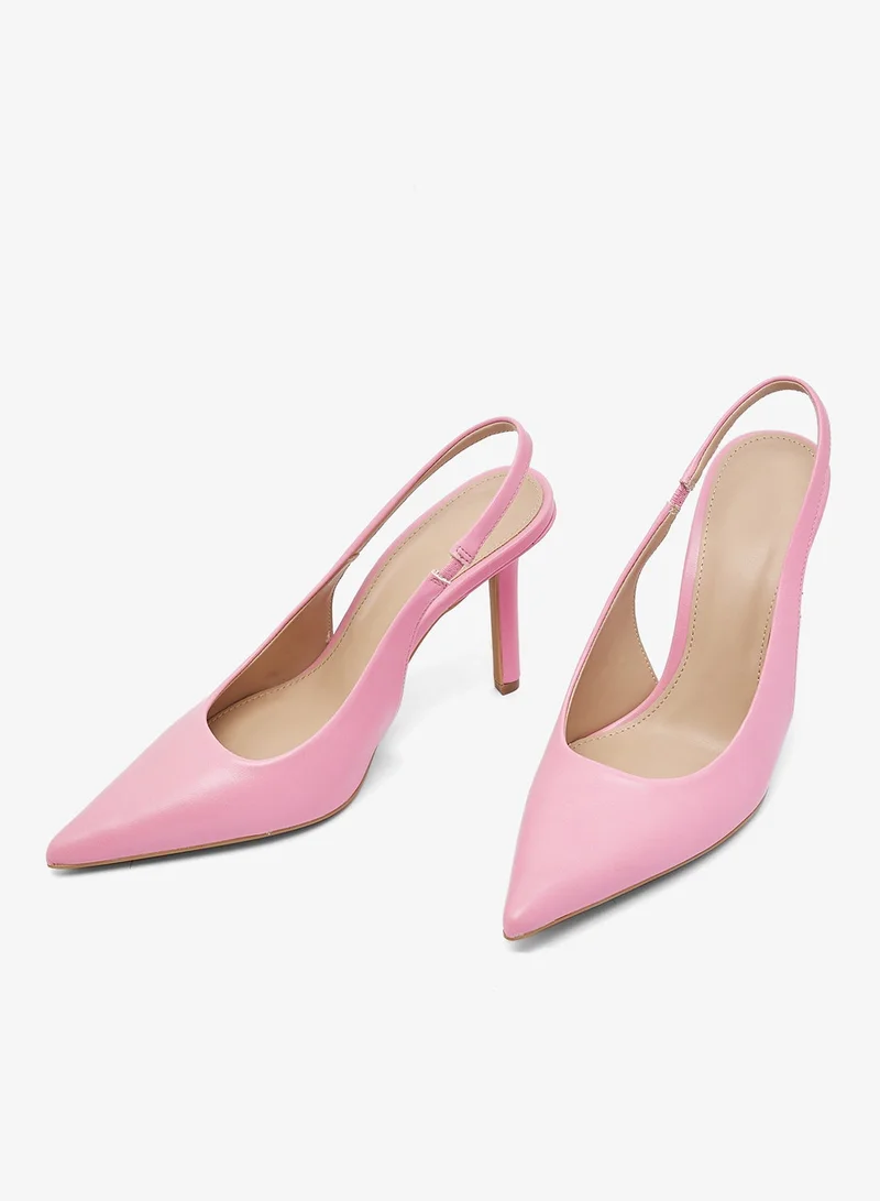 ELLA Pink High Heel Sling Back Pumps for Women | Best Price UAE