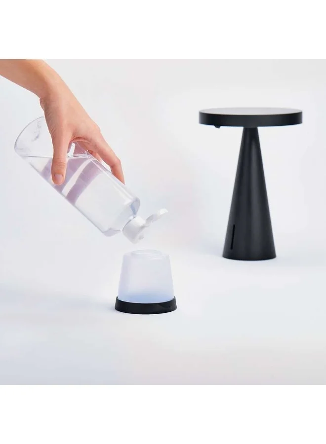 LEXON BLACK Mano 2-In-1 Automatic Hydroalcoholic Disinfectant Dispenser With Contactless Infrared Sensor  | Best Price UAE