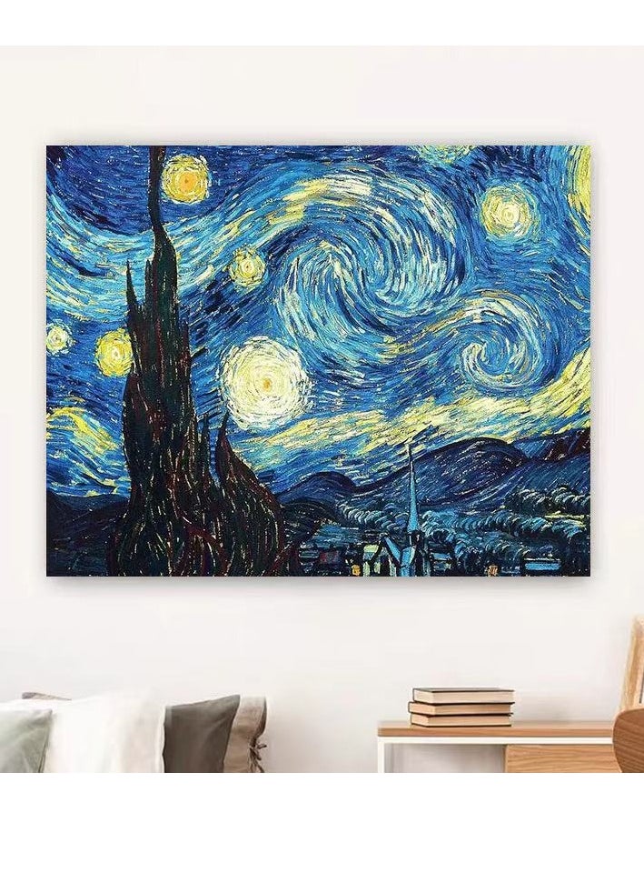 Generic DIY 5D Diamond Crystal Picture Art Wall Decor Kit Blue/Yellow/Black  - Image 1