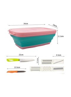 YOMNA YOMNA 9in1 Camping And Chopping Cutting Board Pink  - Image 3