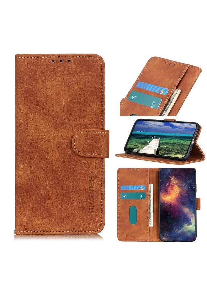 S-TOP Case For Asus Zenfone 9 / Zenfone 10 KHAZNEH Retro Texture Leather Phone Case - Image 1