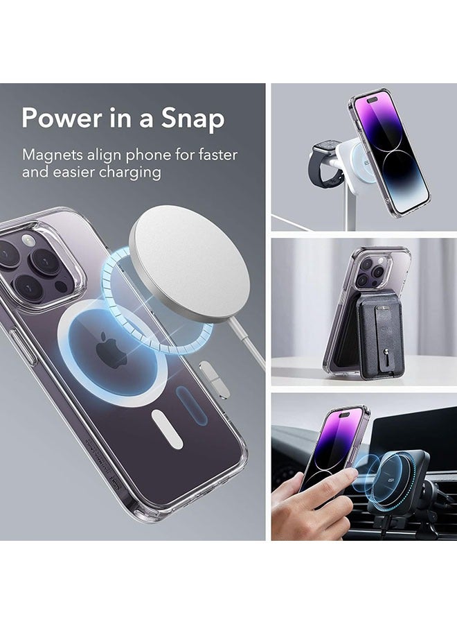 iPhone 14 Pro  Case,  Yellowing Resistant, Scratch-Resistant Back, Magnetic Phone Case for iPhone 14 Pro,  Clear - Image 2