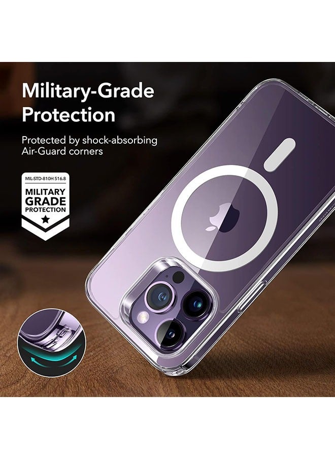 iPhone 14 Pro  Case,  Yellowing Resistant, Scratch-Resistant Back, Magnetic Phone Case for iPhone 14 Pro,  Clear - Image 4