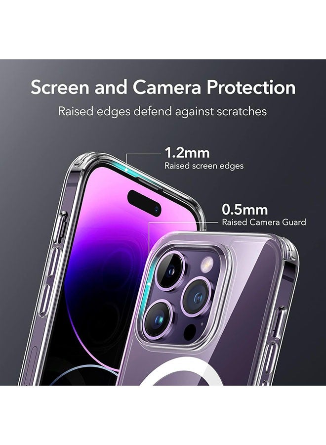 iPhone 14 Pro  Case,  Yellowing Resistant, Scratch-Resistant Back, Magnetic Phone Case for iPhone 14 Pro,  Clear - Image 5