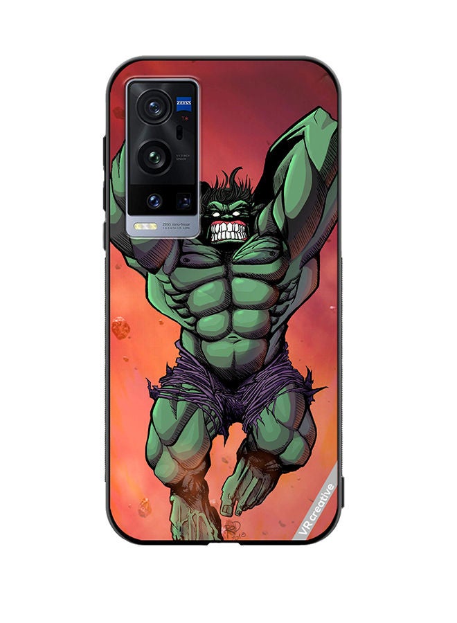 VR CREATIVE Protective Case Cover For Vivo X60 Pro Plus Hulk Angry Design Multicolour - Image 1
