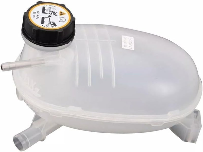 Engine Coolant Reservoir Expansion Tank with Cap for Ford Escape 2017-2019, OEM GV6Z8A080B Replacement, White Plastic - Image 3