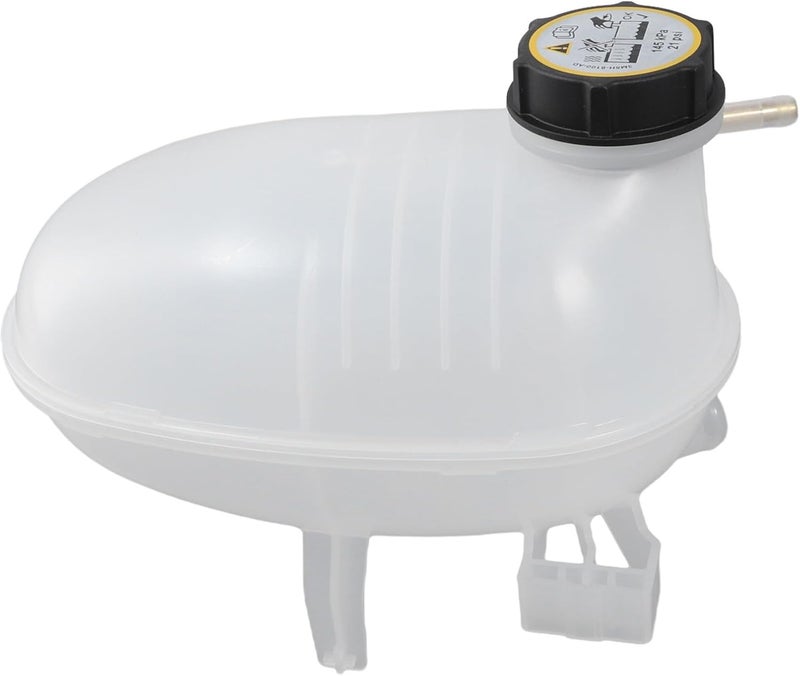 Engine Coolant Reservoir Expansion Tank with Cap for Ford Escape 2017-2019, OEM GV6Z8A080B Replacement, White Plastic - Image 1