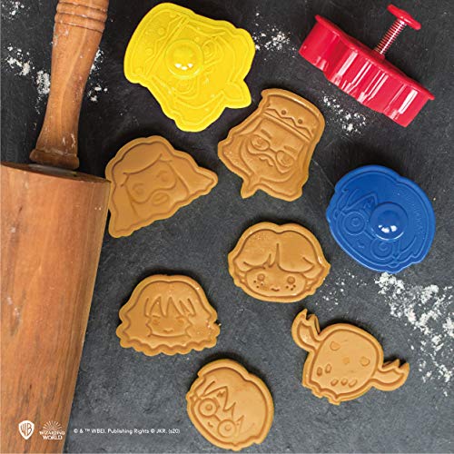 Cinereplicas Harry Potter - Cookie Cutters - Set of 6 - Official - Blue, Red, Yellow - Image 3