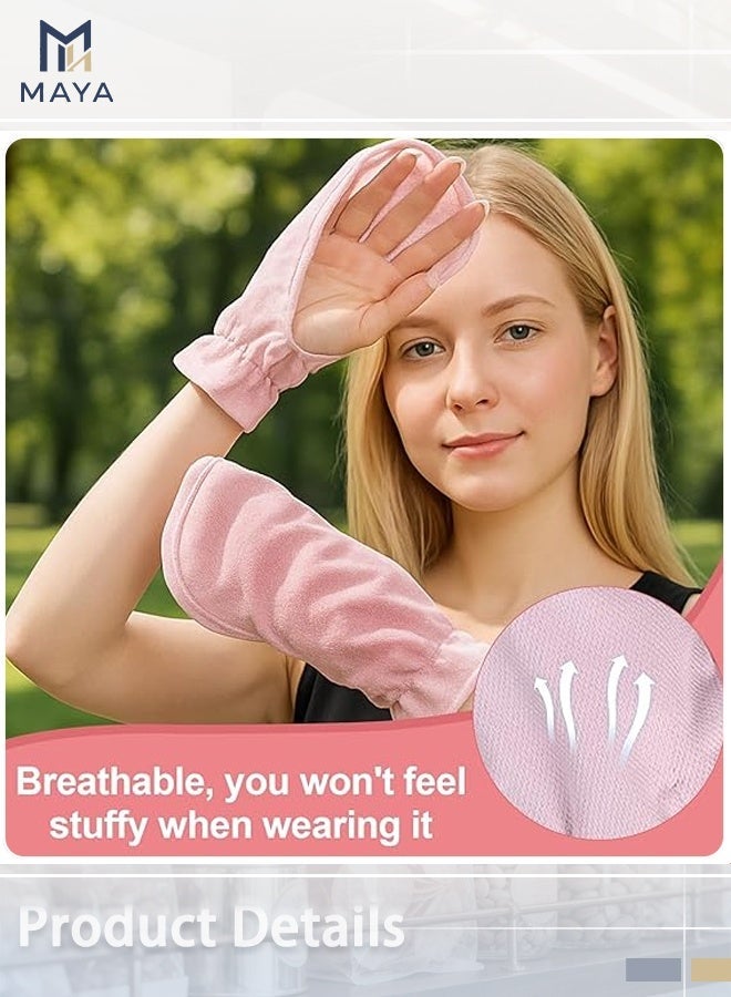 Maya 3-in-1 Sun Protection Set: UPF500+ Face Mask, Half-Finger Gloves & UPF50+ Arm Sleeves - Image 2