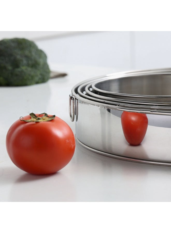 304 Stainless Steel 60 Mesh Round Flour Sieve Thickened Fine Mesh Filter Mesh Dense Hole Sugar Powder Screen Baking Tools-Specifications:30cm-Color:304 Circle 304 Mesh Belt Hook  - Image 4
